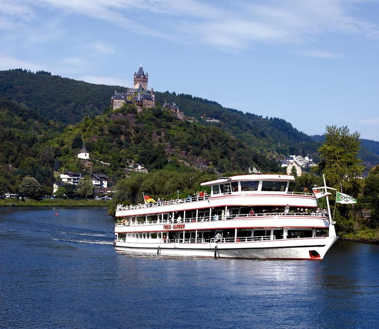 Cochem: Panorama Boat Tour 1 Hour to Ernst and Back