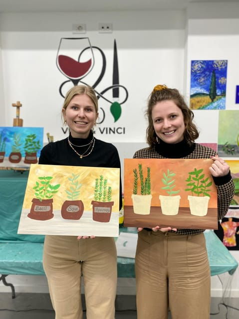 Florence: Sip & Paint – Painting Class & Local Wine Tasting