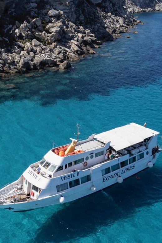 From Favignana to Trapani: Cruise W/Lunch and Visit Levanzo