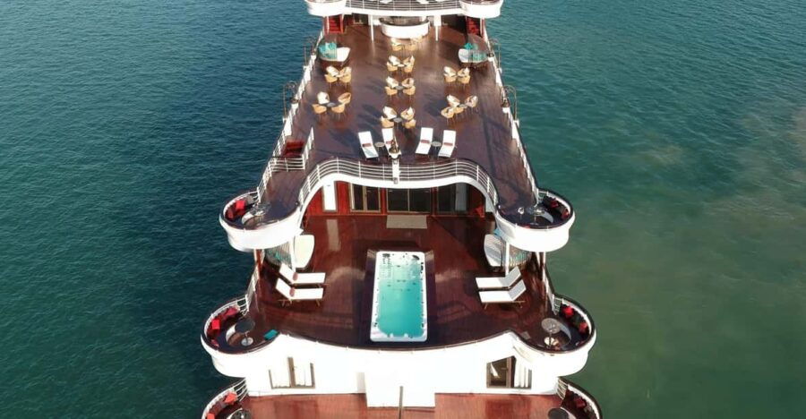 From Halong: Halong Bay 2 Days 1 Night Ambassador Cruise