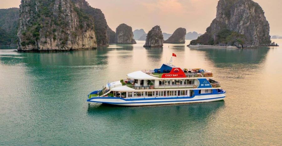 From Hanoi: Explore Ha Long Bay 1 Day With A Luxury Cruise