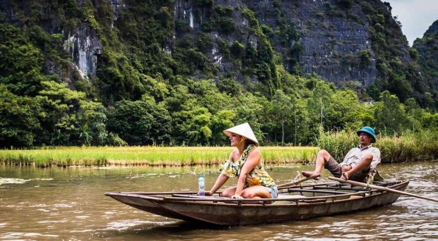 From Hanoi: Trang An, Mua Caves, and Hoa Lu Tour
