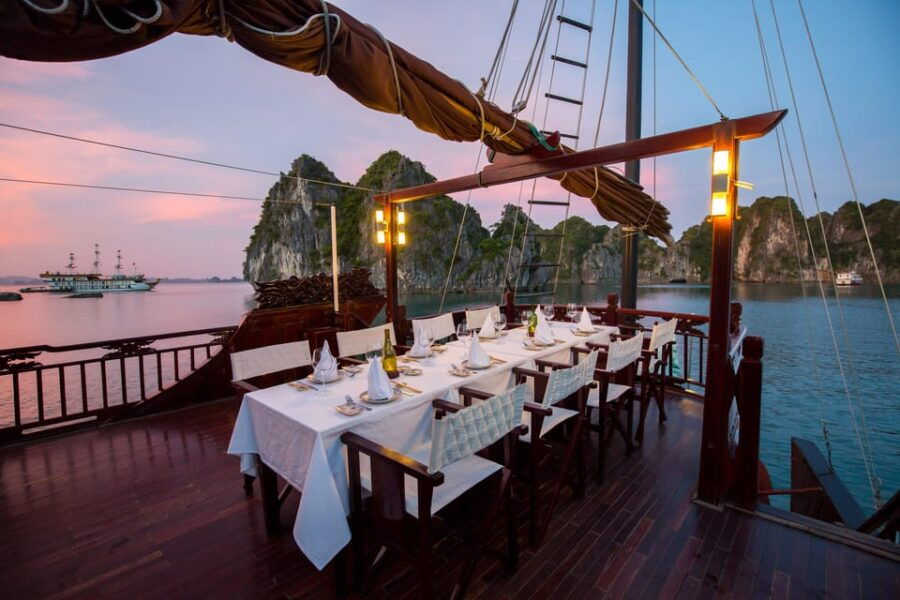 From Ninh Binh: 2-Day Bai Tu Long Bay on Dragon Pearl Cruise