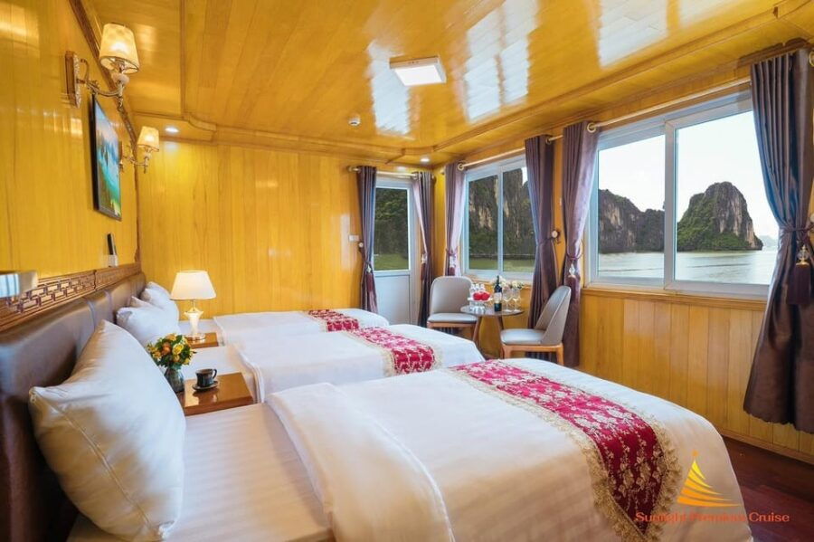 From Ninh Binh : 2-Days Sunlight Boutique Lan Ha Bay Cruise