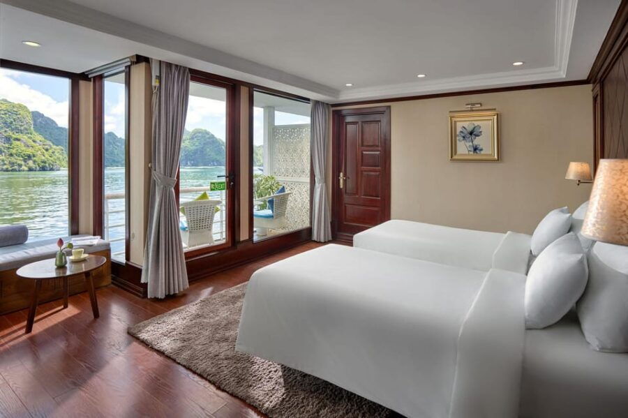 From Ninh Binh: 3-Day Verdure Lotus Luxury Lan Ha Bay Cruise