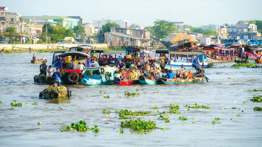 From Phu Quoc: Mekong Delta Floating Market 3 Day Exit HCM
