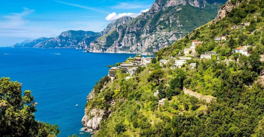 From Sorrento: Amalfi Coast Guided Bus Tour and Ferry Ride
