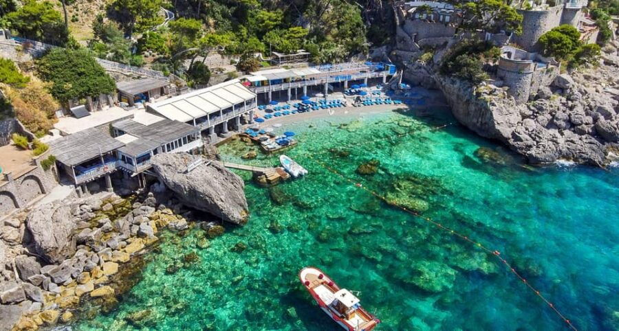 From Sorrento: Capri Transfer W/Island Boat Tour & Free Time