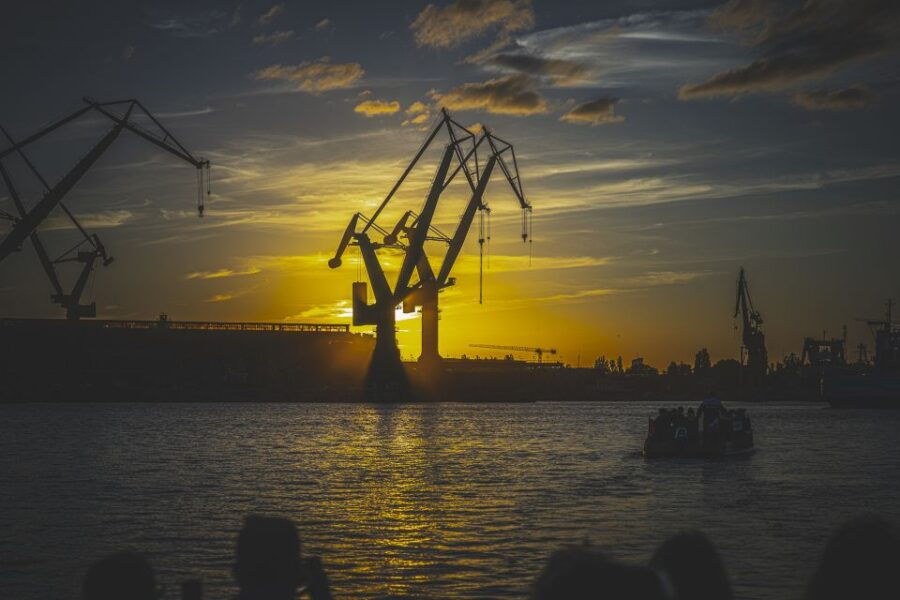 Gdańsk: Sunset Cruise on a Historic Polish Boat