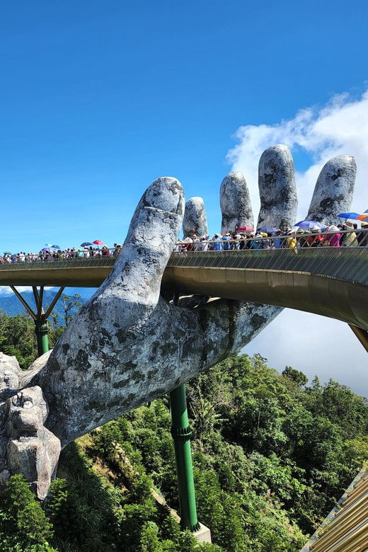 Golden Bridge Ba Na Hills -Early Morning to Avoid Crowds