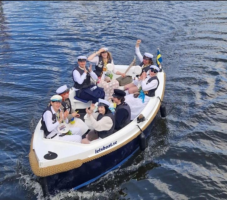 Gothenburg City Center: Electric Selfdrive Boat Tour