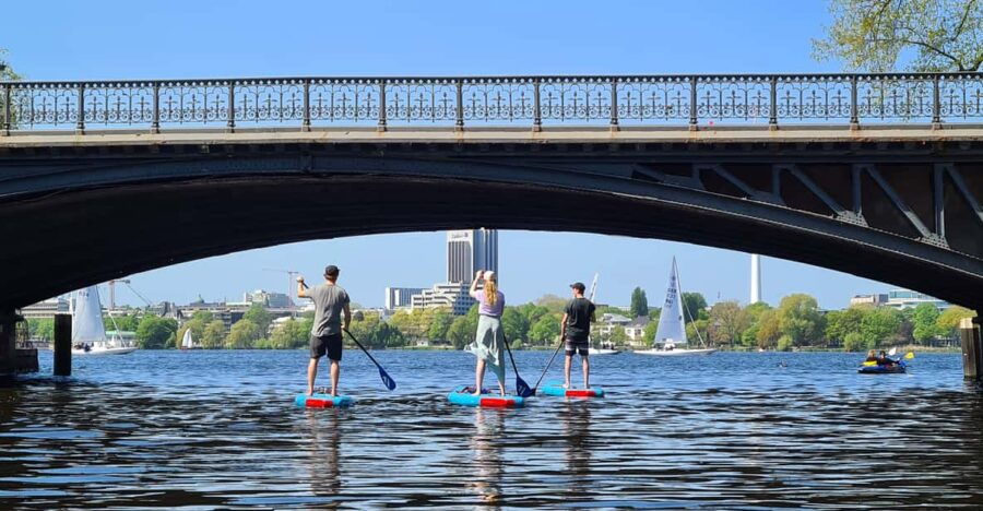 Hamburg: Stand Up Paddling - SUP Board Rental