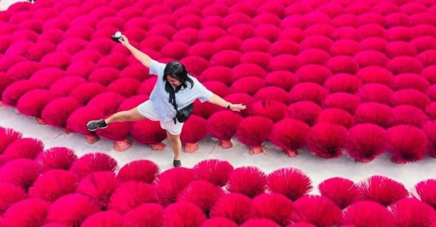 Hanoi: Incense, Hat, Lacquer Making & Train Street Day Trip - Tour Overview and Pricing