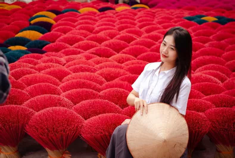 Hanoi: Incense, Hat Making, Ceramic Villages & Train Street