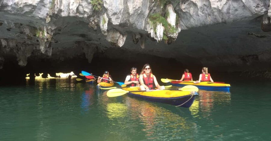Hanoi: Lan Ha Bay Cozy Cruise: Biking, Kayaking, Small Group