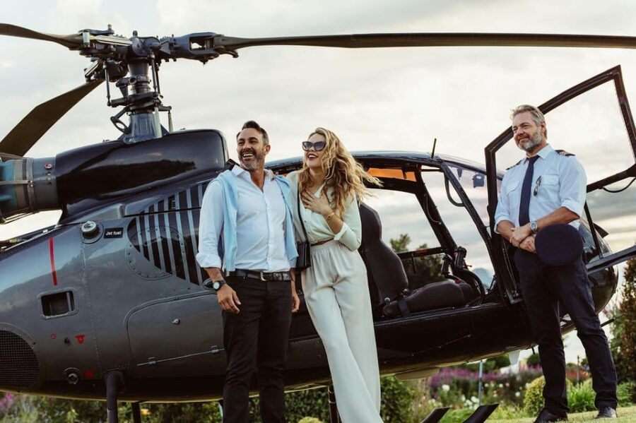 Helicopter + Lunch at Bekkjarvik Guest House - Experience Highlights