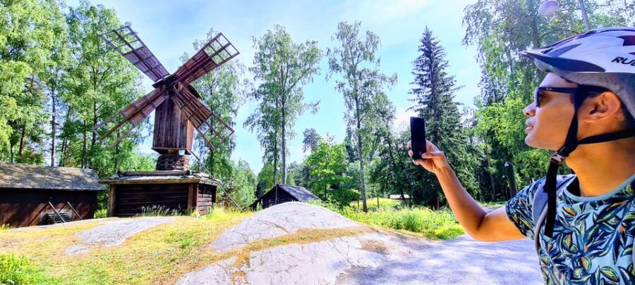 Helsinki: Bike or E-Bike Tour, BBQ, Sauna, Parks, and Forest