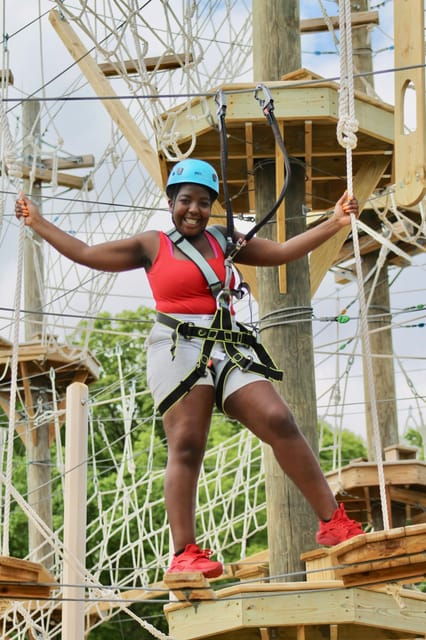 Henderson, Minnesota: High Ropes Obstacle Course Experience