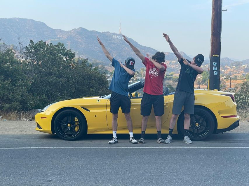 Hollywood: Hollywood Sign Ferrari Tour With Option to Drive