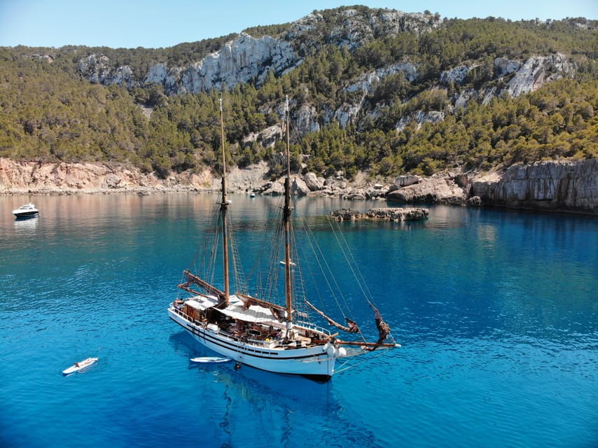 Ibiza Wooden Sail Boat Trip to Formentera