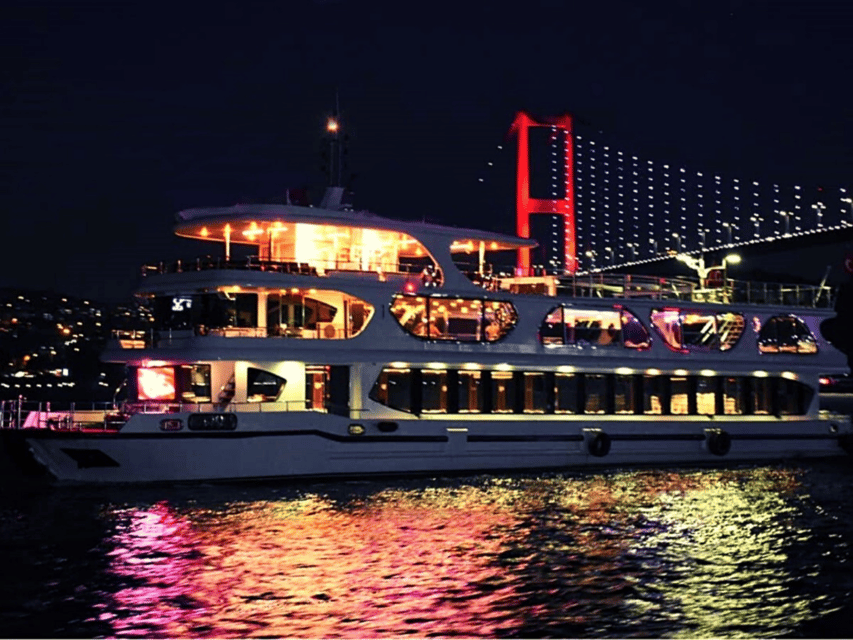Istanbul: Dinner Cruise With Hotel Pickup & Optional Drinks