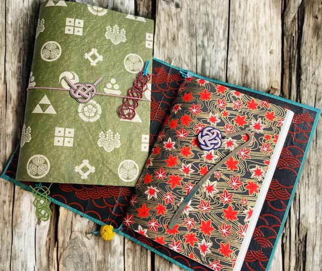 Japanese Paper Notebook and Mizuhiki Belt Bookmark Workshop