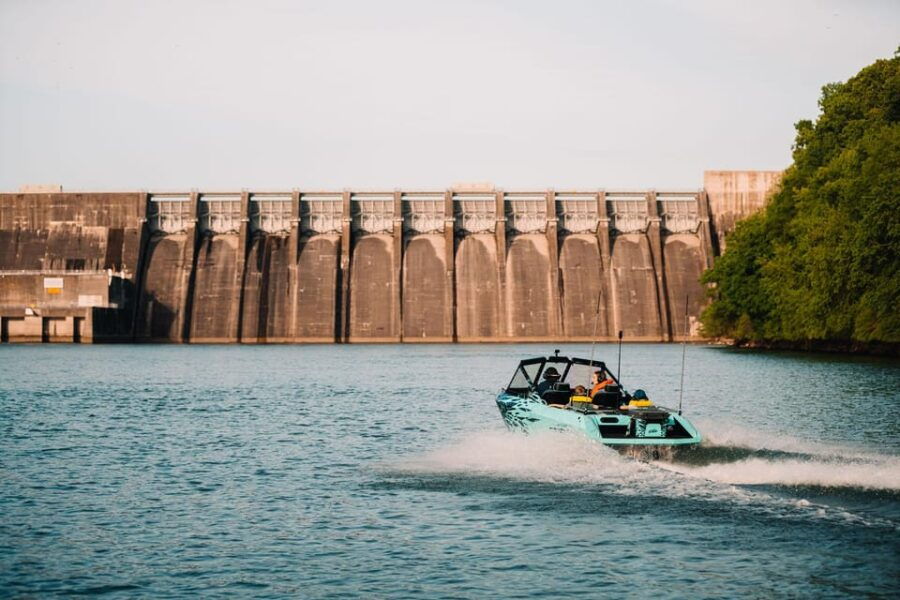 Jet Boat Adventure in the Smokies: Dam Tour