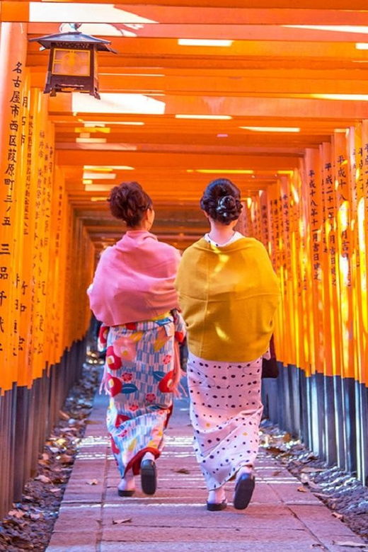 Kyoto: Kiyomizu Area, Fushimi Inari Srine, Kimono Style Trip