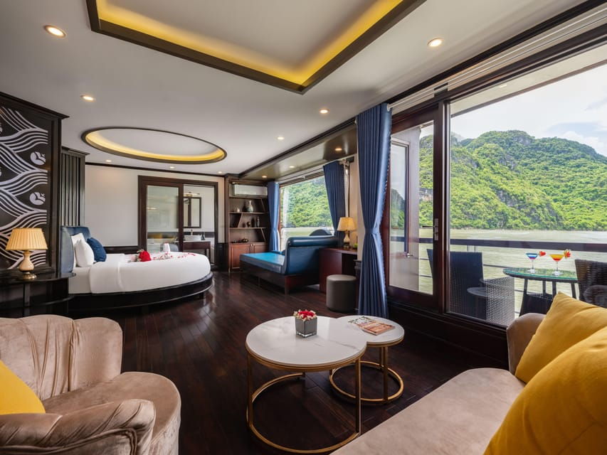 Lan Ha Bay – Ha Long Bay 2 Days Trip Private Balcony Room.