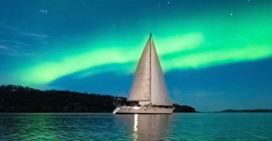 Late Night Sailing With Northern Light Chase