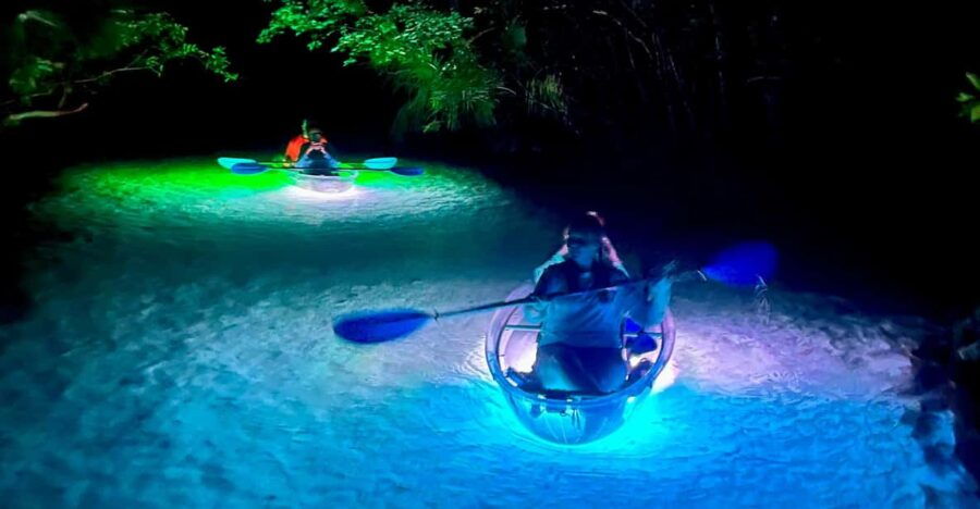 Rainbow Springs: Clear Kayak Sunset & Glow Tour - Tour Overview