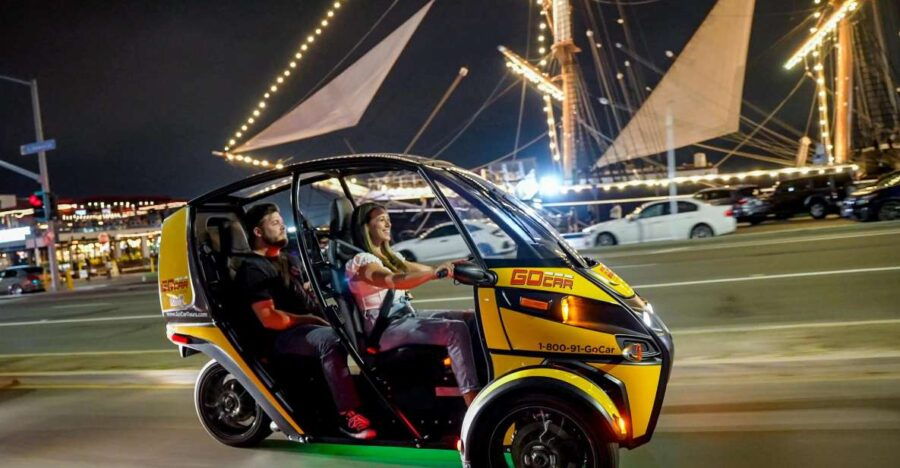 San Diego: Coronado Island Electric GoCar Night Tour - Tour Overview
