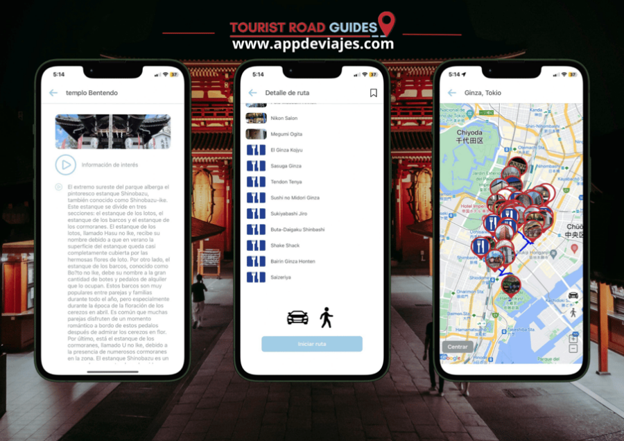 Self-Drived Audio Guide Route Asakusa Ueno-Akihabara-Ginza - Overview of the Route