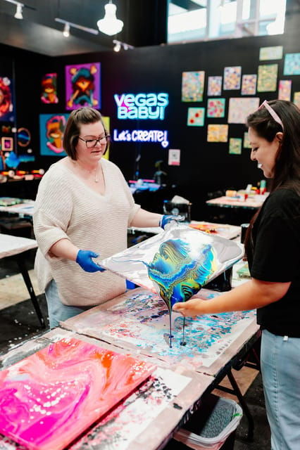 SMITH MOUNTAIN LAKE:HAWAII FLUID ART CLASS EXPERIENCE/CANVAS - Activity Overview