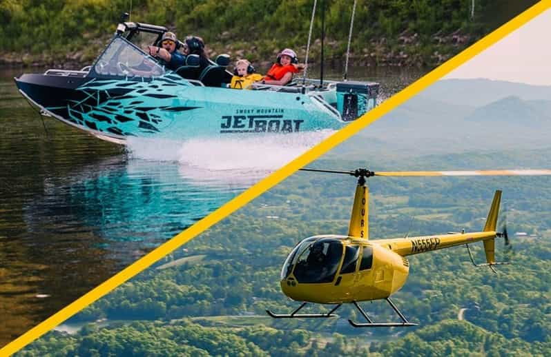 Smoky Mountain Thrilling Helicopter and Jet Boat Tour