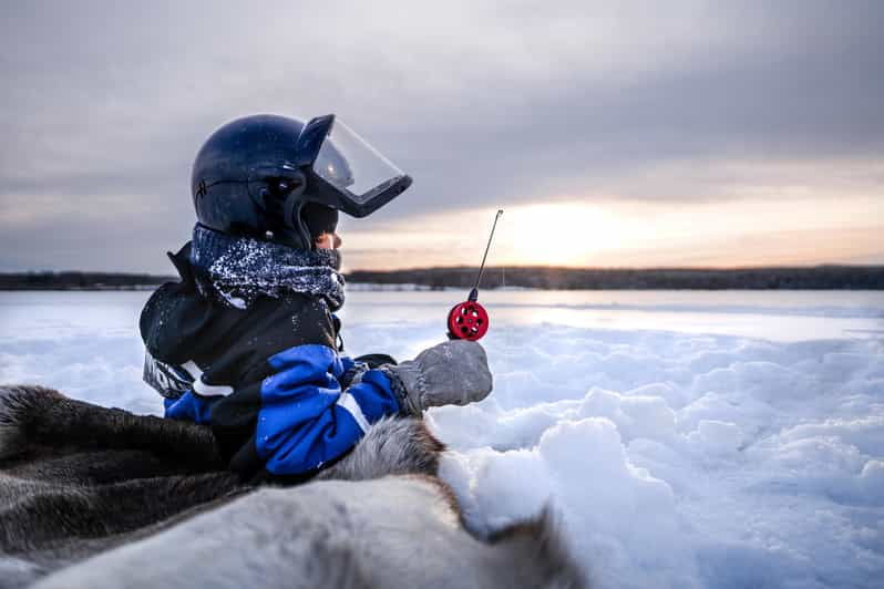 Snowmobile Safari With Ice Fishing Experience