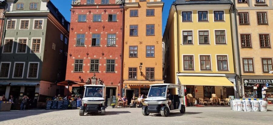Stockholm Highlights by Golf Cart Tour