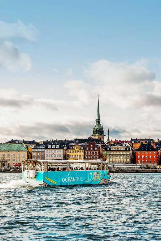 Stockholm: Land and Water Tour by Amphibious Bus
