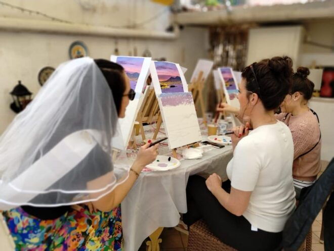 Art Workshop in Naples City Centre With Aperitif - Booking Information