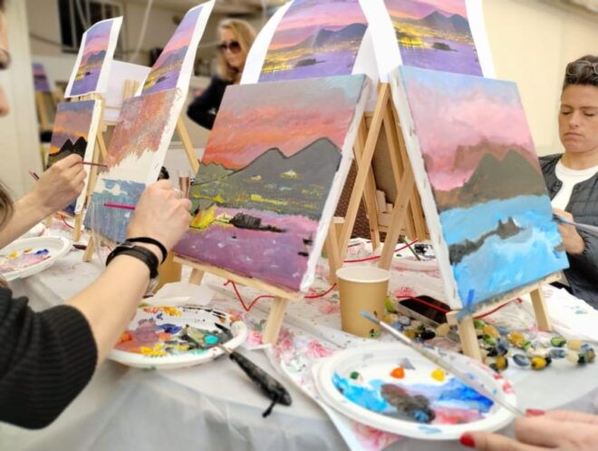 Art Workshop in Naples City Centre With Aperitif - Accessibility and Location