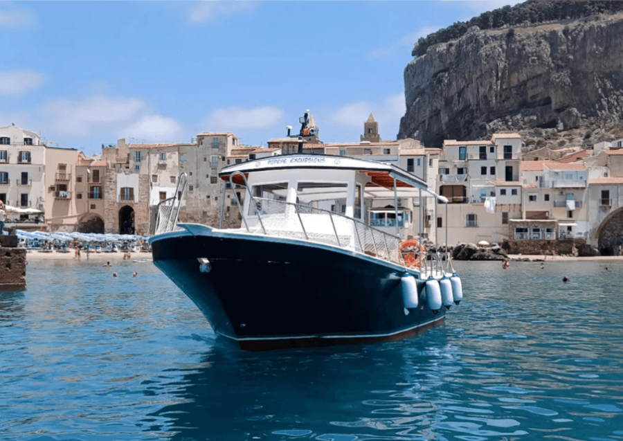 Cefalù: Coastal Sightseeing Cruise With Swim and Aperitif