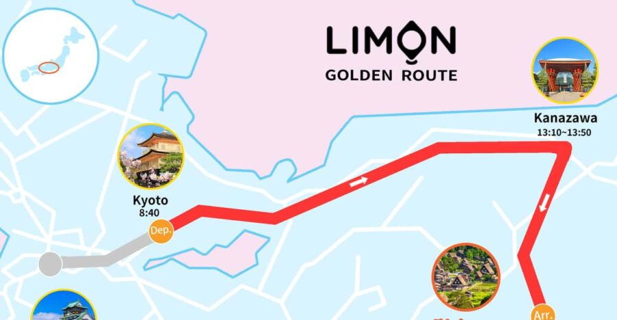 ◉One-Way Bus Transportation : From Kyoto to Takayama