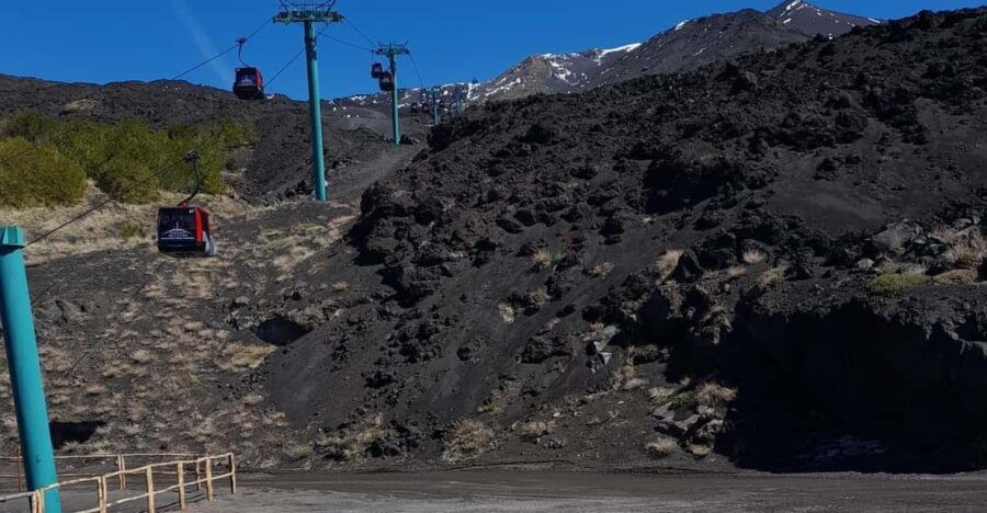 From Taormina: Mount Etna South Tour and Alcantara Gorges