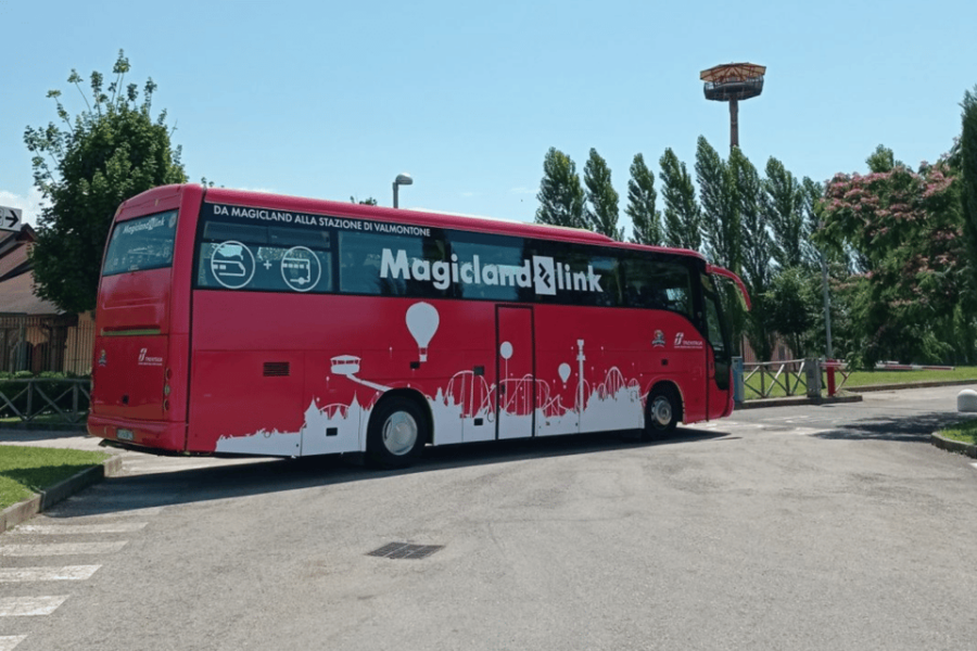 Rome: 2in1 Train+Bus Ticket To/From Magicland & Magicsplash
