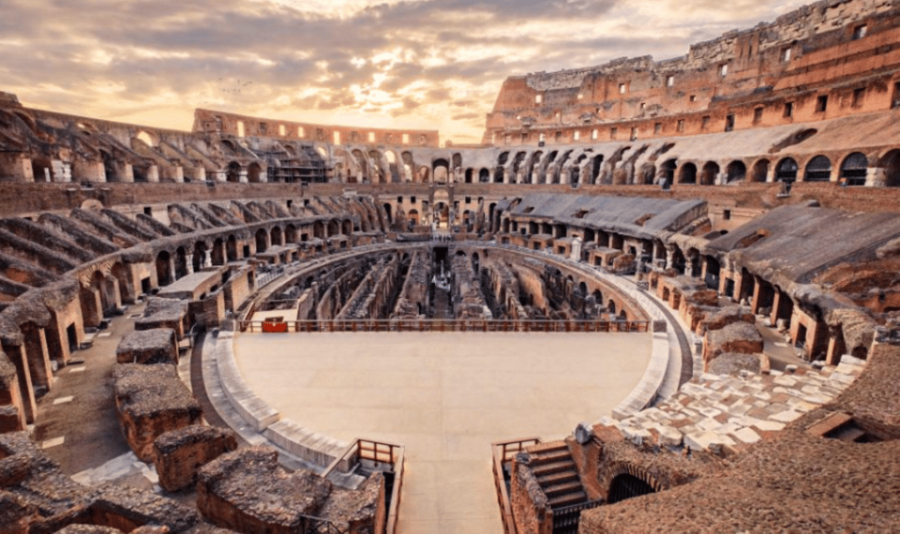 Rome: Sunset Experience Colosseum & Roman Forum Guided Tour