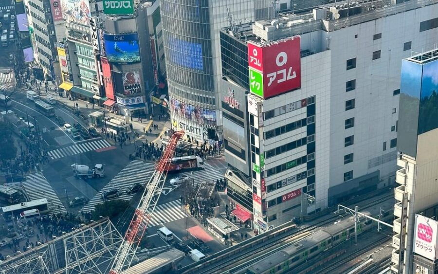 Tokyo: Asakusa & Shibuya Sky Half-day Tour Metro Experience