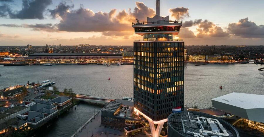 Amsterdam: ADAM Lookout Entry Ticket and Dinner Voucher