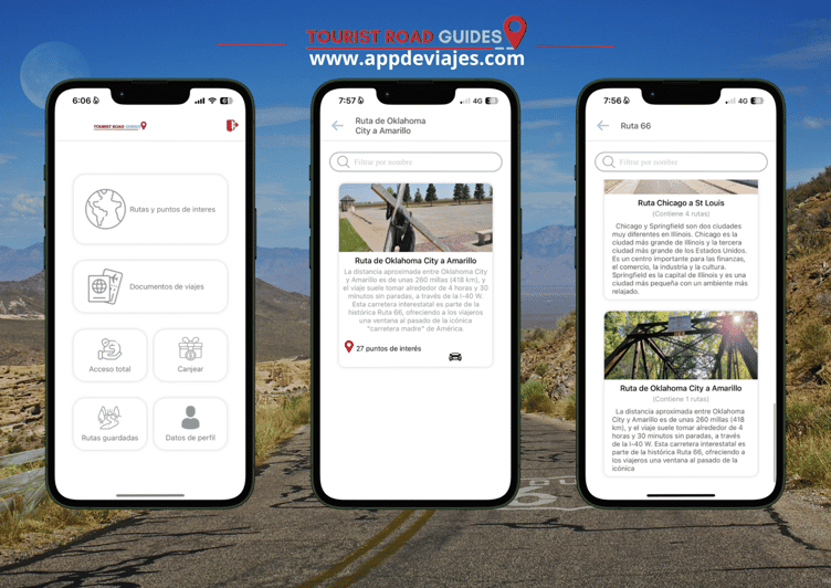 App Self-Drived Road Route 66 Oklahoma a Amarillo - Activity Overview and Booking Details