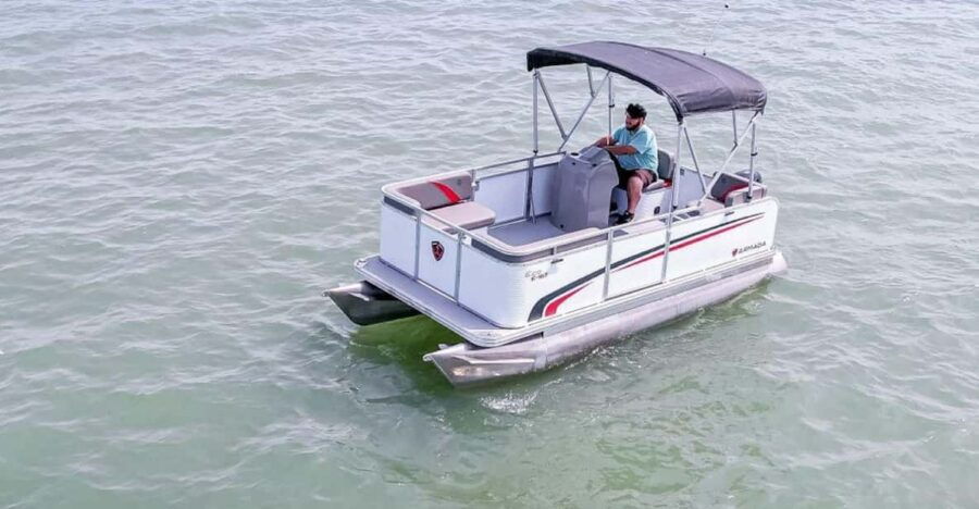 Belle River: Armada Eco 167 White Pontoon Rental - Rental Details