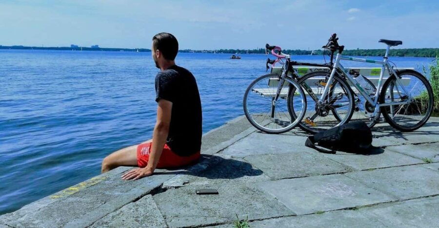 Berlins Biggest Lake & Lagoon: Bike Ride, Solar Ferry, Swim